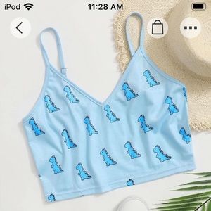 Dinosaur graphic cami